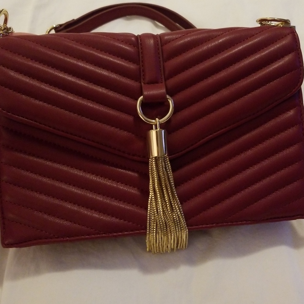 INC Chevron Handbag - Picture 3 of 8